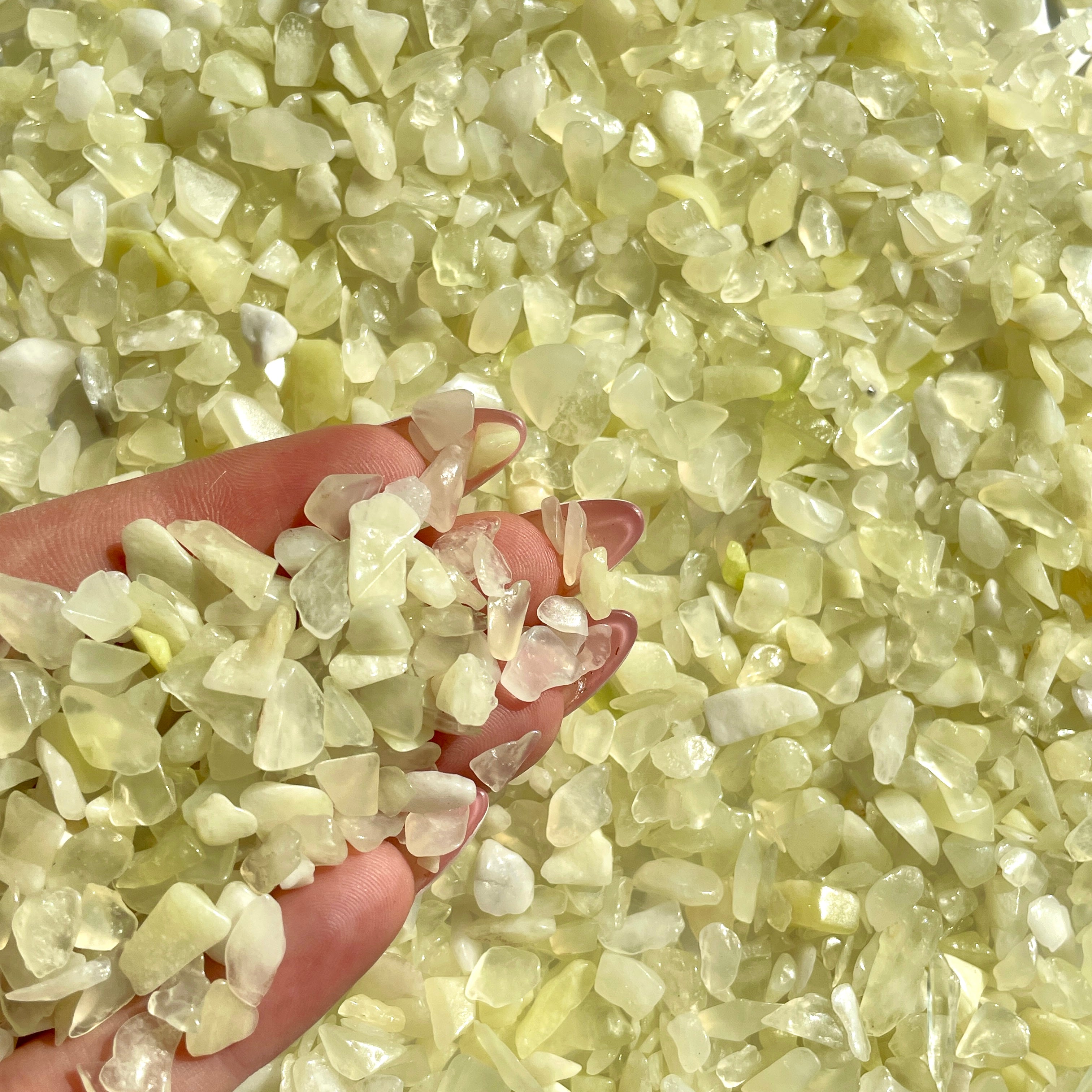 Jade Chips 1KG (light) Jade Chips 1KG (light)